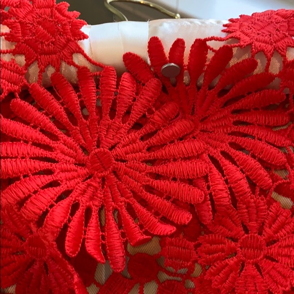 SAYLOR FOR FREE PEOPLE PRESLEY RED MINI DRESS - Picture 15 of 16